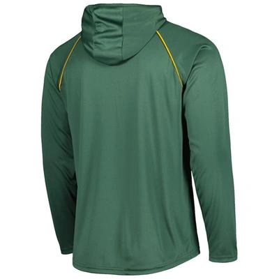 Shop Starter Green Green Bay Packers Vintage Logo Raglan Hoodie T-shirt