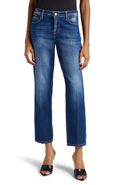 Shop L Agence Marjorie Mr. Slouch Slim Fit Straight Leg Jeans In Carson