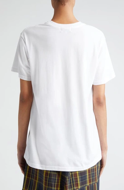 Shop Collina Strada Oversize Crystal Embellished Organic Cotton T-shirt In White
