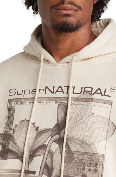 Shop Coney Island Picnic Supernatural Oversize Hoodie In Almond