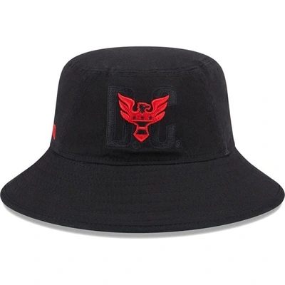 Shop New Era Black D.c. United Kick Off Bucket Hat
