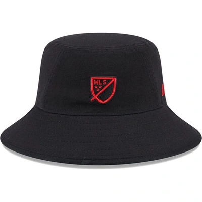 Shop New Era Black D.c. United Kick Off Bucket Hat