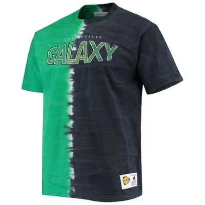 Shop Mitchell & Ness Green La Galaxy Vertical Tie-dye Top
