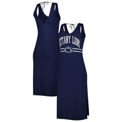 Shop G-iii 4her By Carl Banks Navy Penn State Nittany Lions Training V-neck Maxi Dress