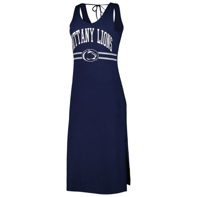 Shop G-iii 4her By Carl Banks Navy Penn State Nittany Lions Training V-neck Maxi Dress
