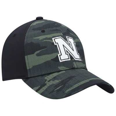 Shop Adidas Originals Adidas Camo Nebraska Huskers Military Appreciation Primegreen Flex Hat