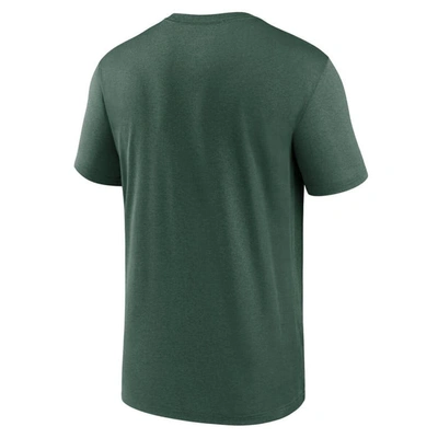 Shop Nike Green Green Bay Packers Legend Logo Performance T-shirt