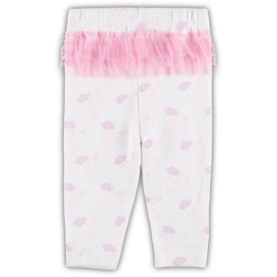 Shop Outerstuff Newborn & Infant White/pink Boston Red Sox Spreading Love Bodysuit & Tutu With Leggings Set