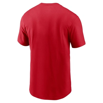 Shop Nike Red Cleveland Guardians Logo Local Team T-shirt