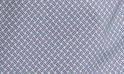 Bugatchi James Ooohcotton® Geometric Print Stretch Cotton Button-up Shirt In Khaki