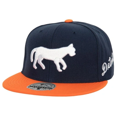 Shop Mitchell & Ness Navy/orange Detroit Tigers Bases Loaded Fitted Hat