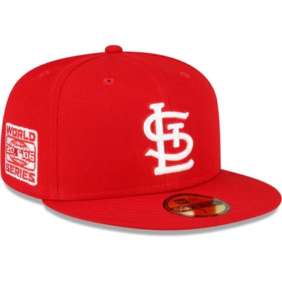 Shop New Era Red St. Louis Cardinals Sidepatch 59fifty Fitted Hat