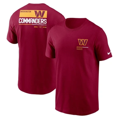 Shop Nike Burgundy Washington Commanders Team Incline T-shirt