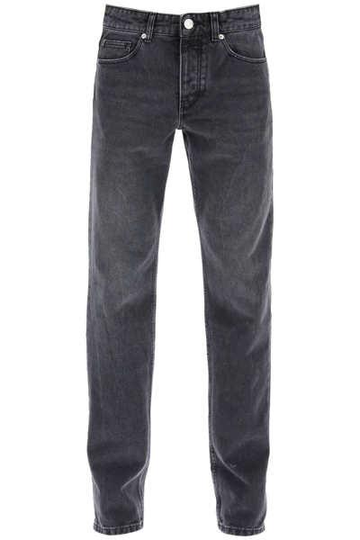 Shop Ami Alexandre Mattiussi Ami Paris Regular Fit Jeans Men In Gray