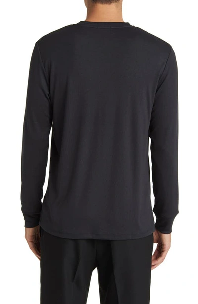 Shop Theory Essential Long Sleeve T-shirt In Black