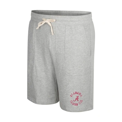 Shop Colosseum Heather Gray Alabama Crimson Tide Love To Hear This Terry Shorts