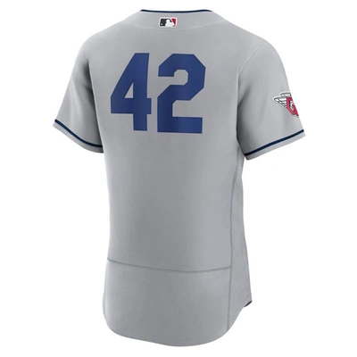 Shop Nike Gray Cleveland Guardians 2023 Jackie Robinson Day Authentic Jersey
