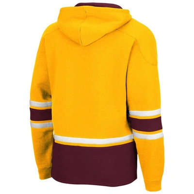 Shop Colosseum Gold Arizona State Sun Devils Lace Up 3.0 Pullover Hoodie