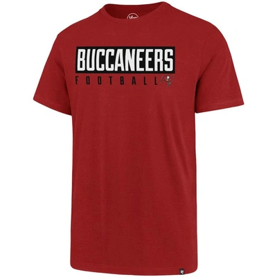 Shop 47 ' Red Tampa Bay Buccaneers Dub Major Super Rival T-shirt