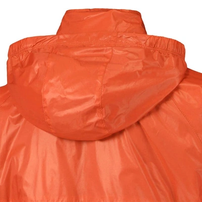 Shop Outerstuff Youth Orange/black Philadelphia Flyers Goal Line Full-zip Hoodie Windbreaker Jacket