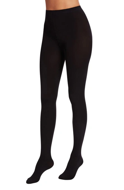 Shop Wolford Matte Opaque Tights In Black