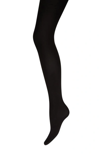 Shop Wolford Matte Opaque Tights In Black