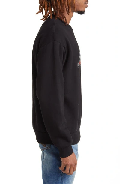 Shop Icecream Skateshake Embellished Cotton Graphic Sweatshirt In Black