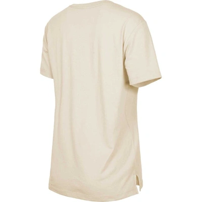 Shop New Era Tan Cleveland Browns Third Down Historic T-shirt In Cream