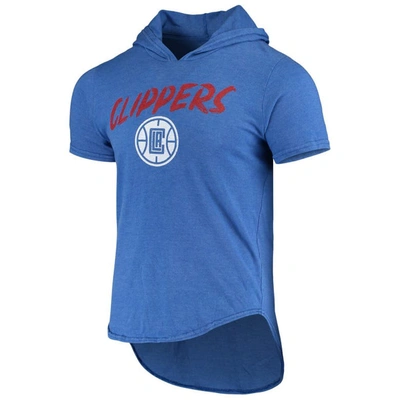 Shop Fanatics Branded Kawhi Leonard Heathered Royal La Clippers Hoodie Tri-blend T-shirt