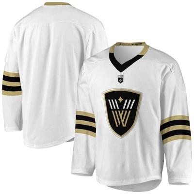 Shop Adpro Sports Youth White/black Vancouver Warriors Replica Jersey