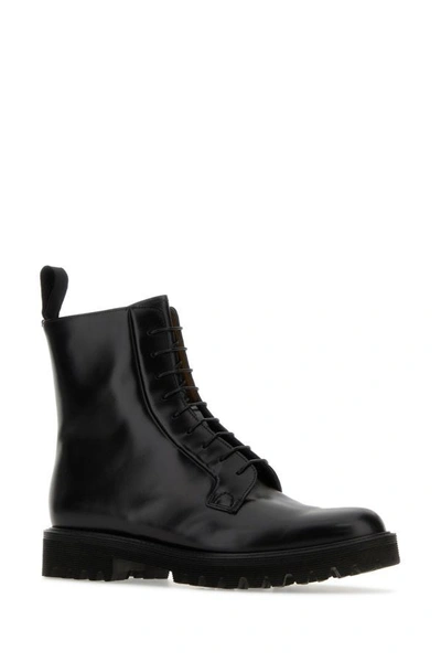Shop Church's Woman Black Leather Alexandra T Ankle Boots