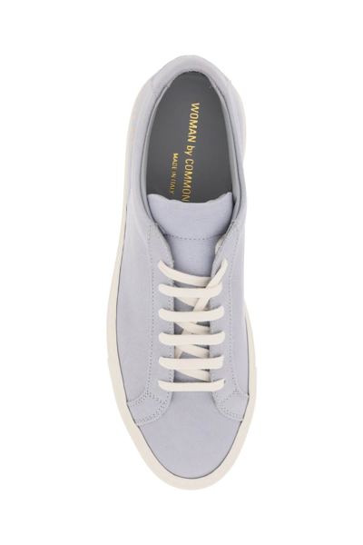 Shop Common Projects Original Achilles Leather Sneakers Women In Blue