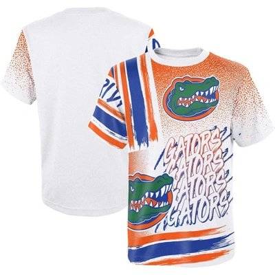 Shop Outerstuff Youth White Florida Gators Gametime Multi-hit T-shirt
