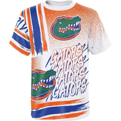 Shop Outerstuff Youth White Florida Gators Gametime Multi-hit T-shirt