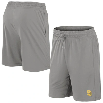 Shop Fanatics Branded Gray San Diego Padres Iconic Break It Loose Shorts