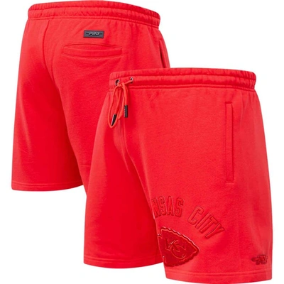 Shop Pro Standard Kansas City Chiefs Triple Red Shorts