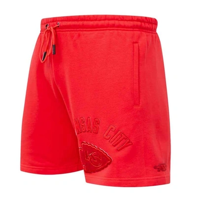 Shop Pro Standard Kansas City Chiefs Triple Red Shorts