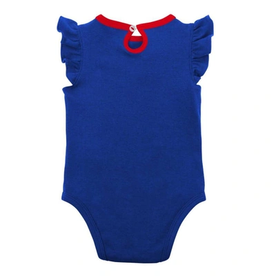 Shop Outerstuff Infant Royal/heather Gray Chicago Cubs Little Fan Two-pack Bodysuit Set