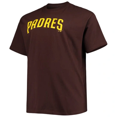 Shop Profile Yu Darvish Brown San Diego Padres Big & Tall Name & Number T-shirt