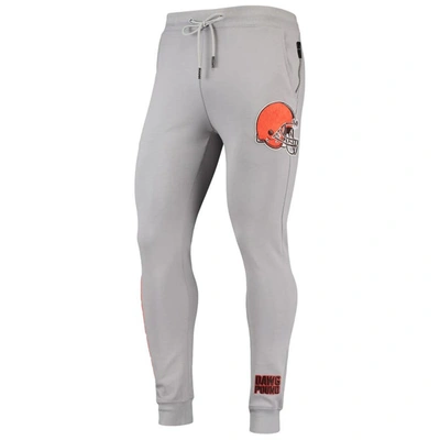 Shop Pro Standard Gray Cleveland Browns Logo Jogger Pants