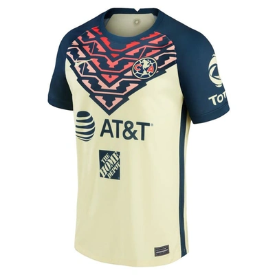 Shop Nike Federico Viñas Yellow Club America 2021/22 Home Breathe Stadium Replica Player Jersey
