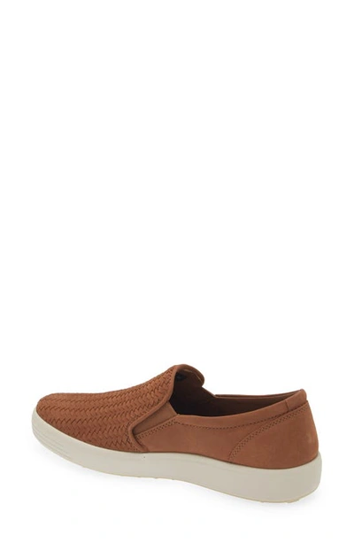 Shop Ecco Soft 7 Slip-on Sneaker In Camel