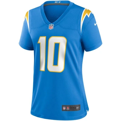 Shop Nike Justin Herbert Powder Blue Los Angeles Chargers Game Jersey