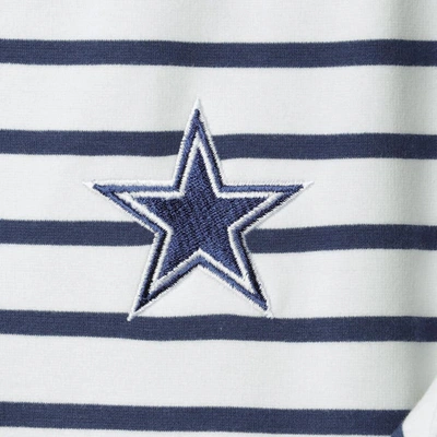Shop Tommy Bahama White Dallas Cowboys Tri-blend Jovanna Striped Dress