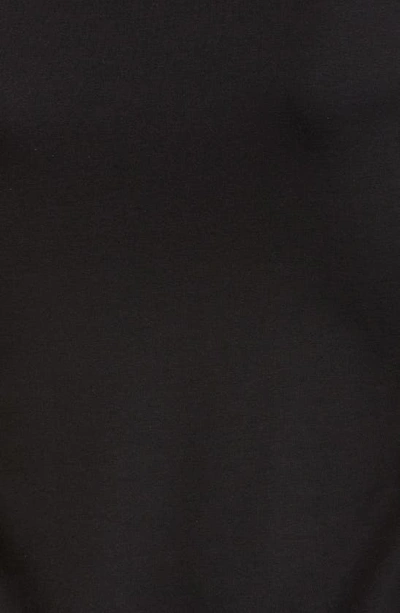 Oroblu Perfect Line Satin Trim Cotton & Modal Blend T-shirt In Black
