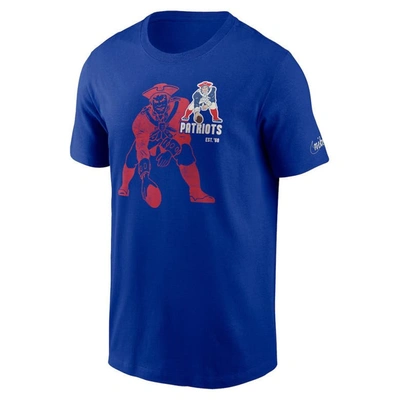 Shop Nike Royal New England Patriots Logo Essential T-shirt
