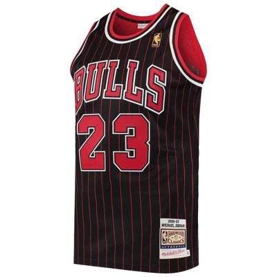 Shop Mitchell & Ness Michael Jordan Black Chicago Bulls 1996/97 Hardwood Classics Authentic Jersey