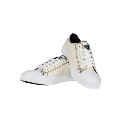 Shop Foco Cream Tennessee Titans Low Top Canvas Shoes
