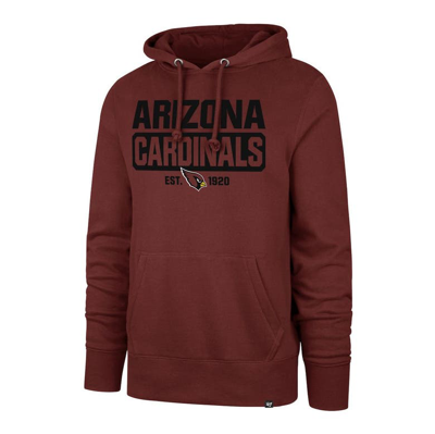 Shop 47 ' Cardinal Arizona Cardinals Box Out Headline Pullover Hoodie