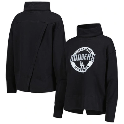 Shop Levelwear Black Los Angeles Dodgers Sunset Farm Team Pullover Sweatshirt